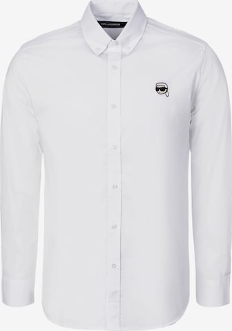 Karl Lagerfeld - Camisa em branco: frente