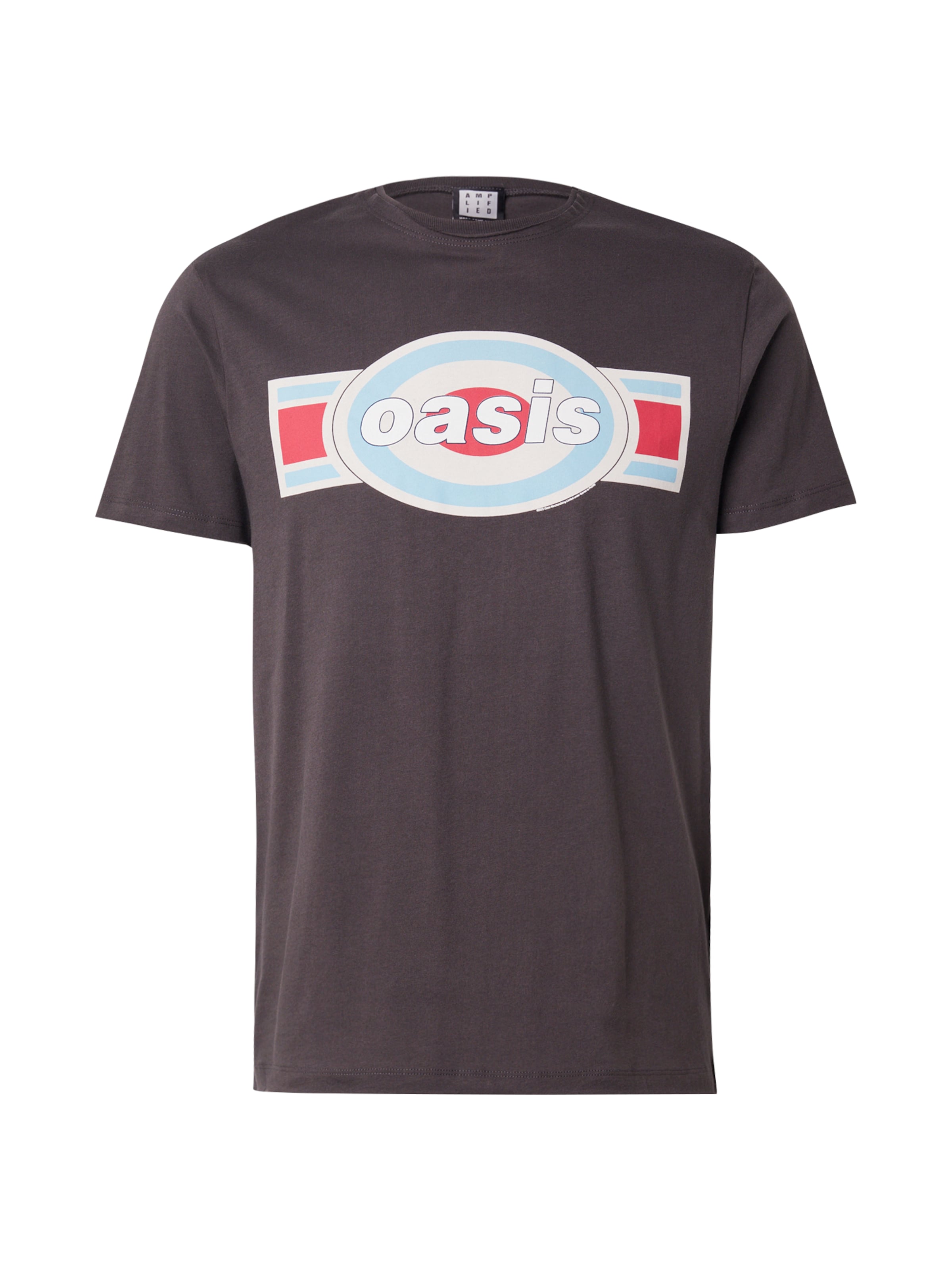 AMPLIFIED - Camisa 'OASIS' em cinzento: frente