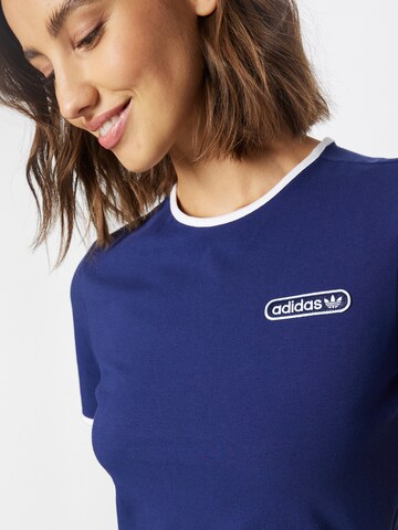 ADIDAS ORIGINALS Koszulka 'With Binding Details' w kolorze niebieski