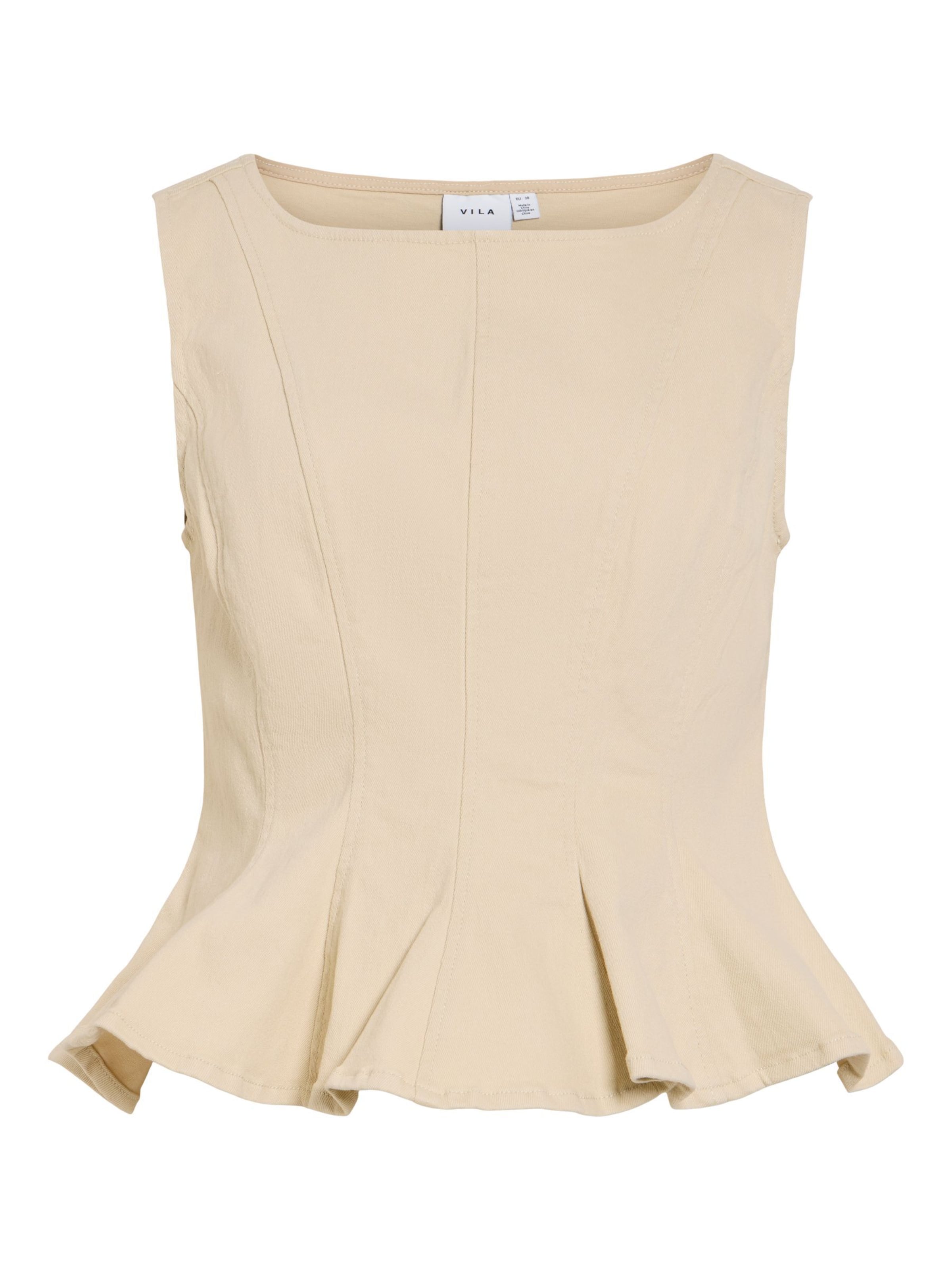 Camicia da donna 'VIChia' di VILA in beige: frontale