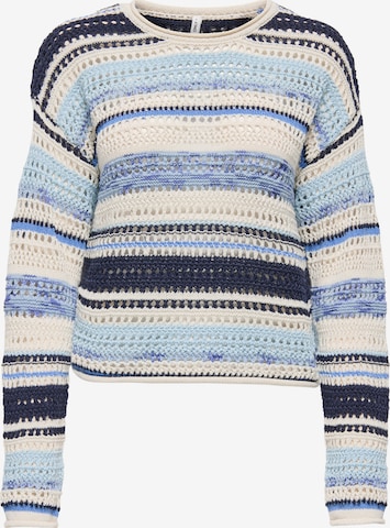 ONLY Sweter 'ONLAMELIE' w kolorze szary: przód