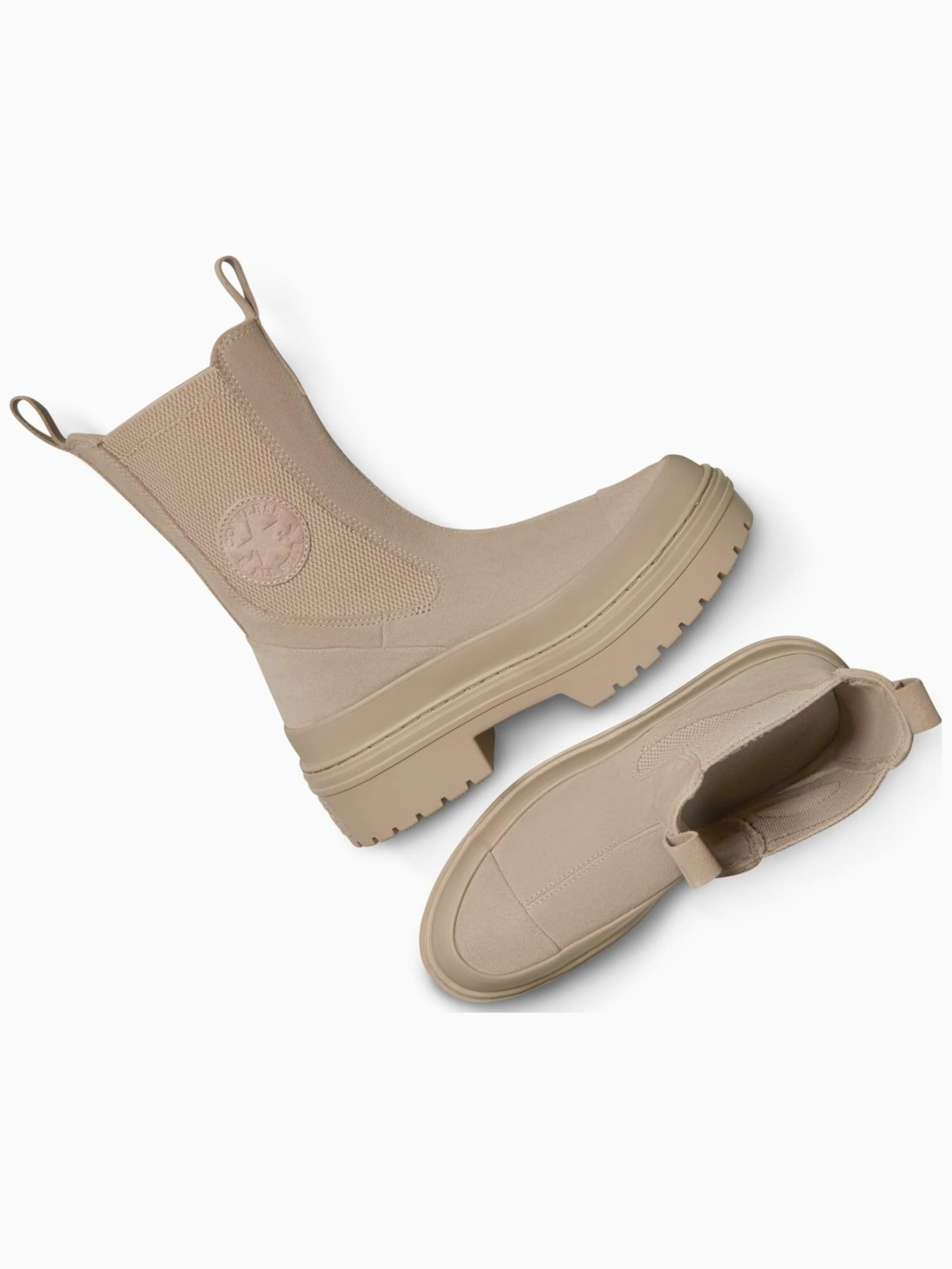 CONVERSE Boots 'Chuck Taylor As Lugged Heel Nu' in Beige