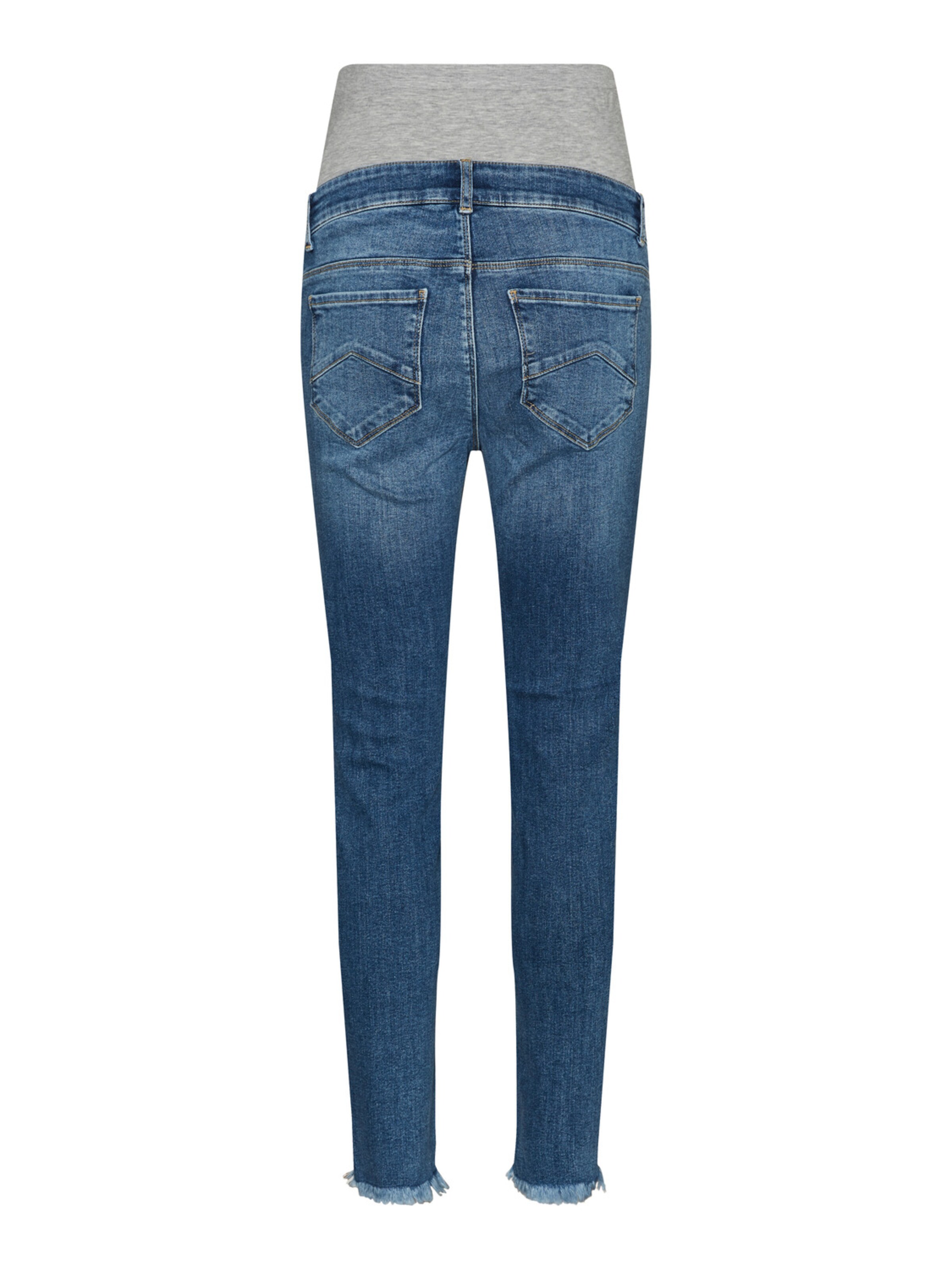 MAMALICIOUS Slimfit Jeans 'MLMENDEZ' in Blauw