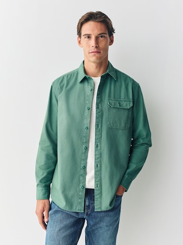 Next - Regular Fit Camisa em verde: frente