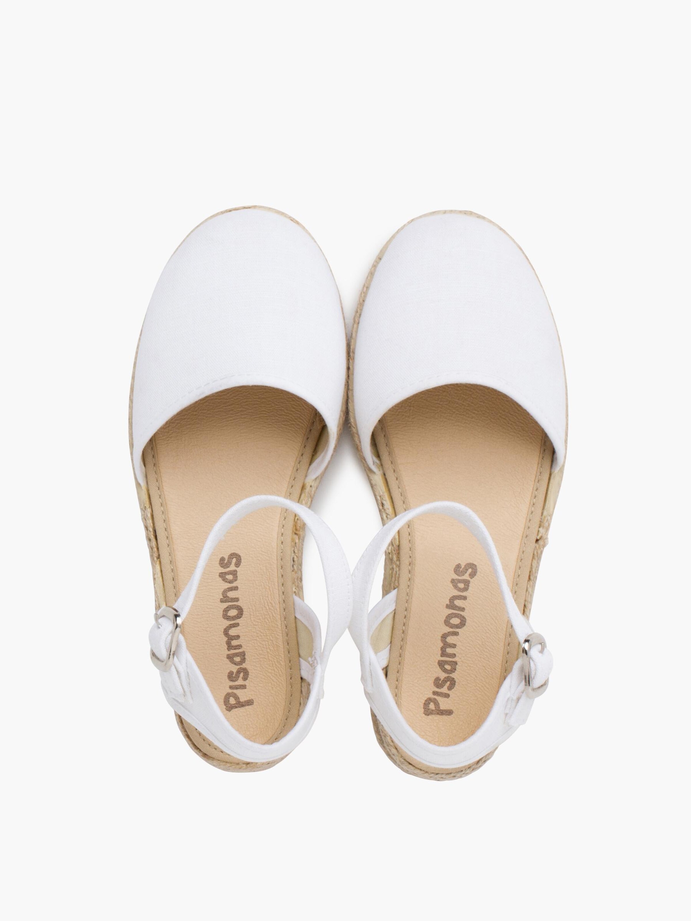 Pisamonas - Sandalias en blanco