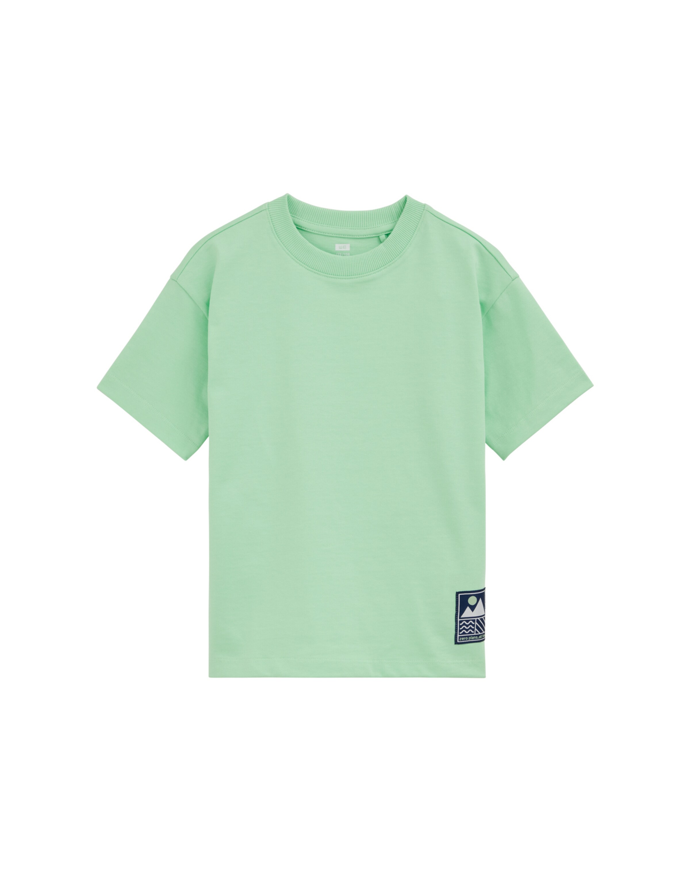 WE Fashion Футболка в Зеленый: спереди