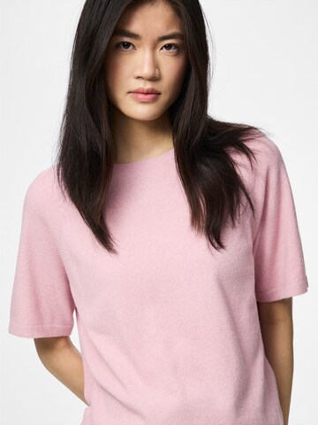 PIECES Sweater 'PCBREE' in Pink