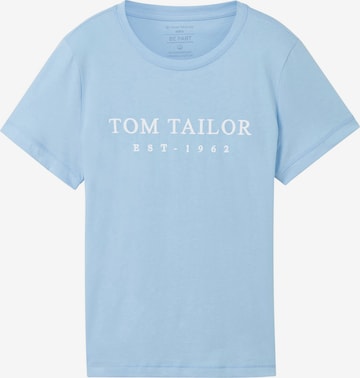 TOM TAILOR Majica | modra barva: sprednja stran