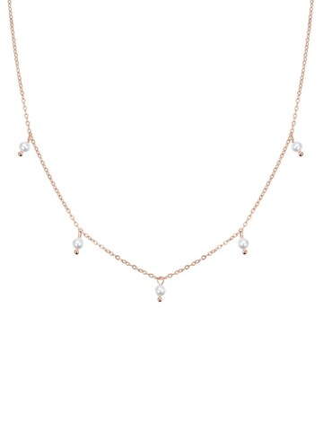 Hey Happiness Ketting 'Cinque Pearl' in Goud