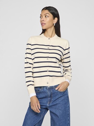 VILA Knit cardigan in Beige: front