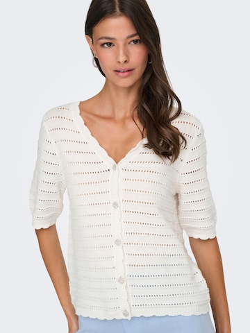 JDY Cardigan 'JDYTanja' i hvid