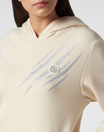 Plein Sport Sweatshirt 'Scratch' in Beige