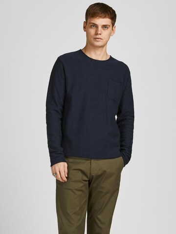 JACK & JONES Sweater 'George' in Blue: front