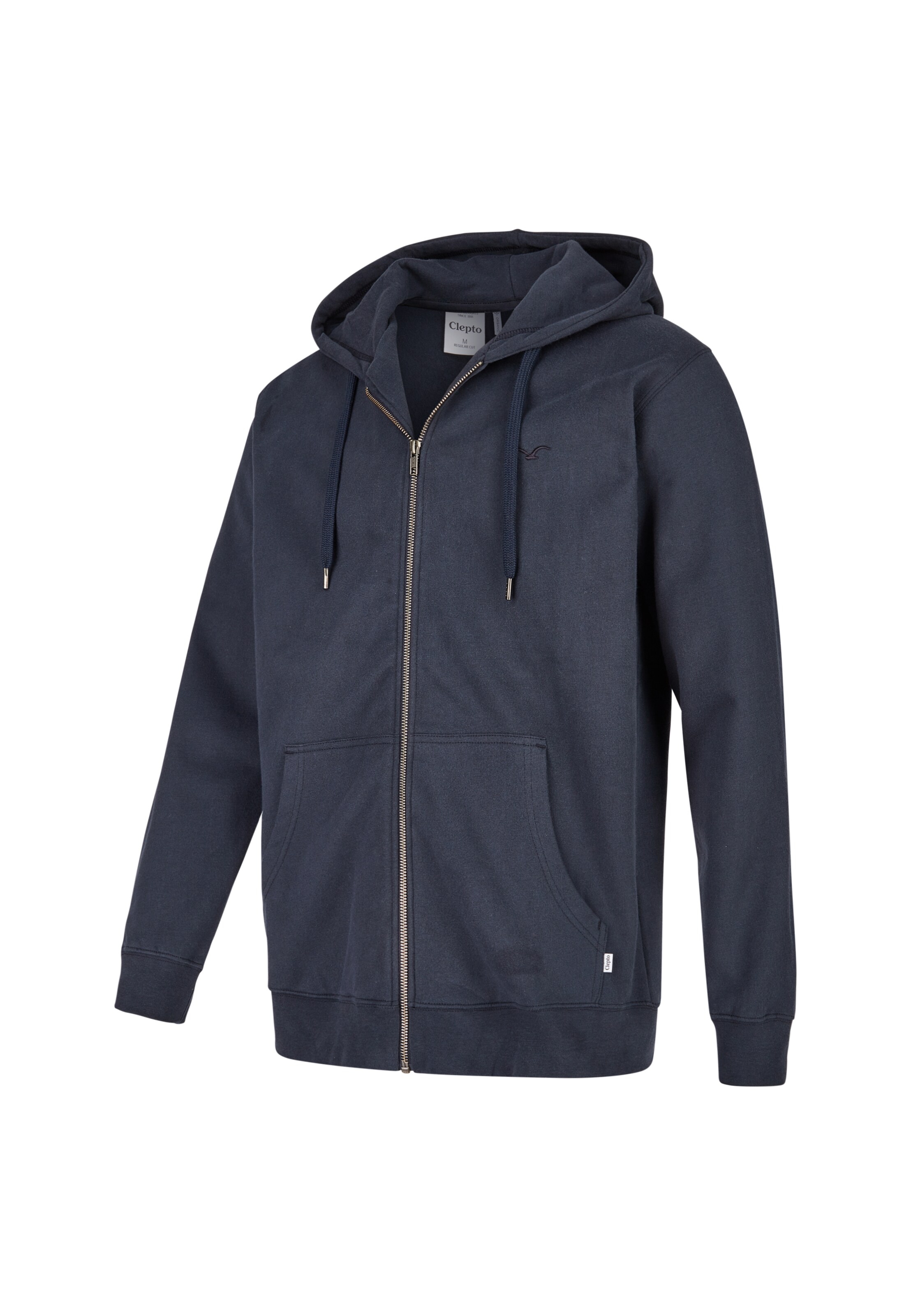 Cleptomanicx Sweatjacke 'Ligull' in Blau