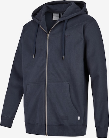 Cleptomanicx Sweatjacke 'Ligull' in Blau