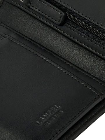 Lancel Portmonetka 'Lancel Compagnon / Portefeuille Leon Noir/Noir Homme' w kolorze czarny