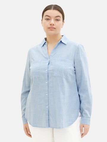 Tom Tailor Women + - Blusa en azul: frente
