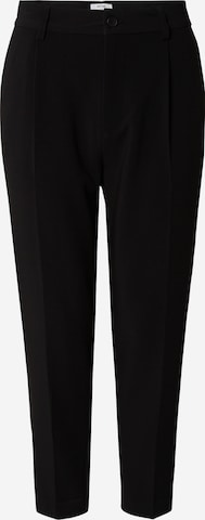 DAN FOX APPAREL Regular Pleat-front trousers 'Toni' in Black: front