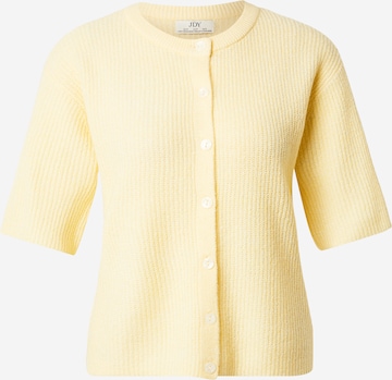 JDY Strickjacke 'JDYCatty' in Gelb: Vorderseite