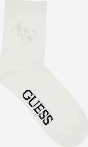 GUESS Socks in White: front