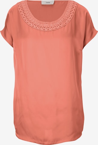 Camicia da donna di heine in arancione: frontale
