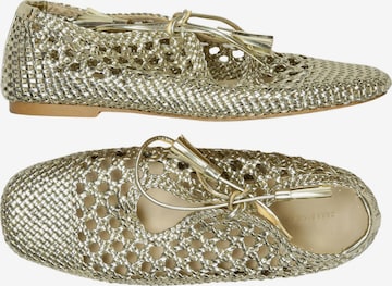 ZARA Halbschuh 38 in Gold: Vorderseite