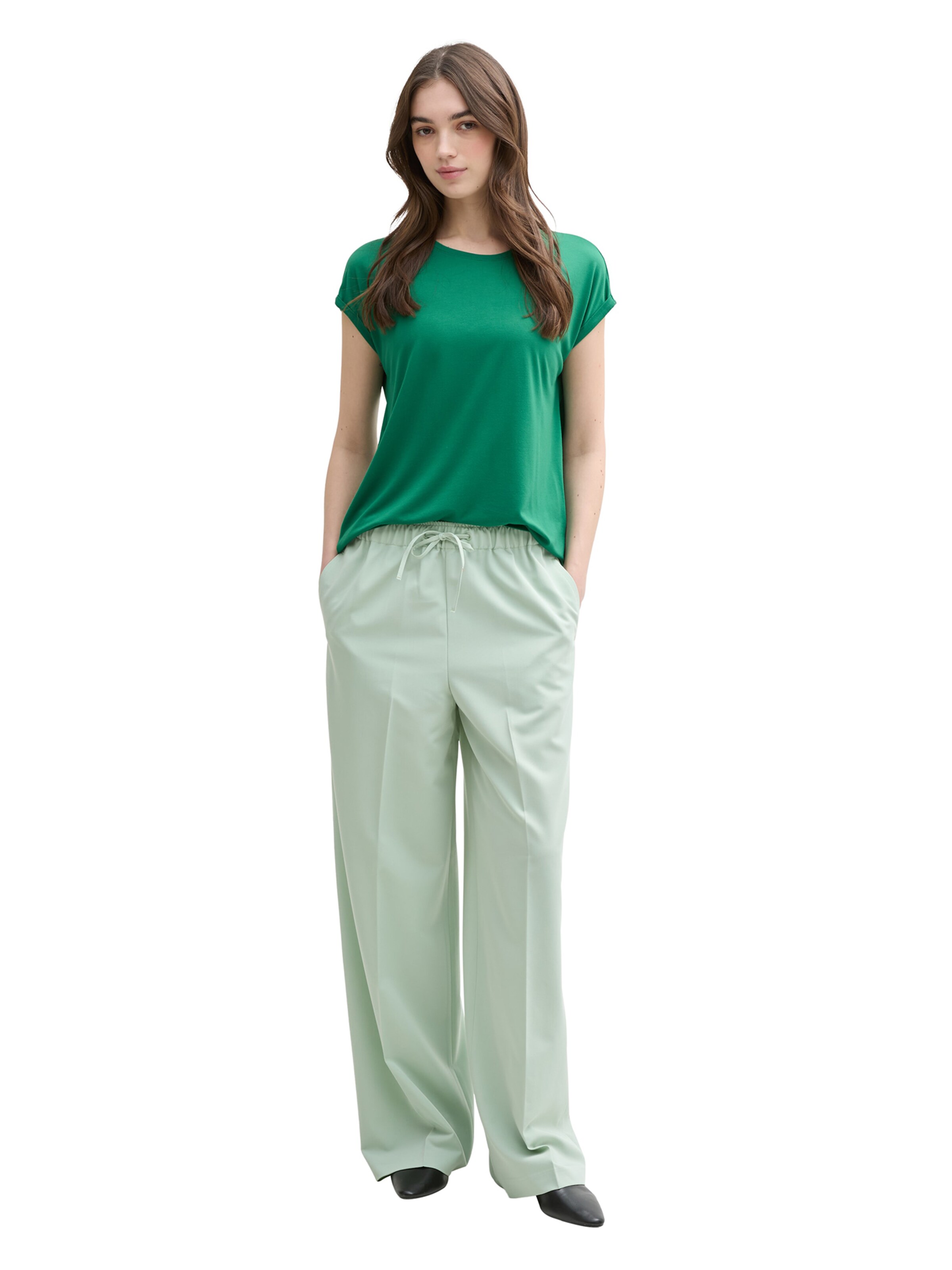 Tricou de la TOM TAILOR DENIM pe verde