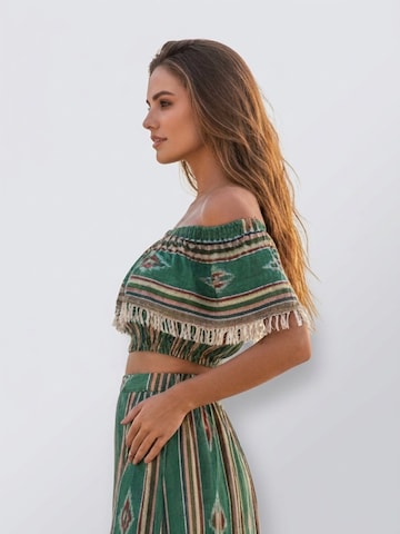 Miss June - Blusa 'Caracas' en verde