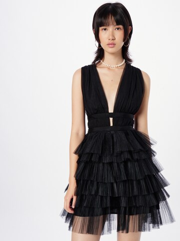 True Decadence Dress in Black: front