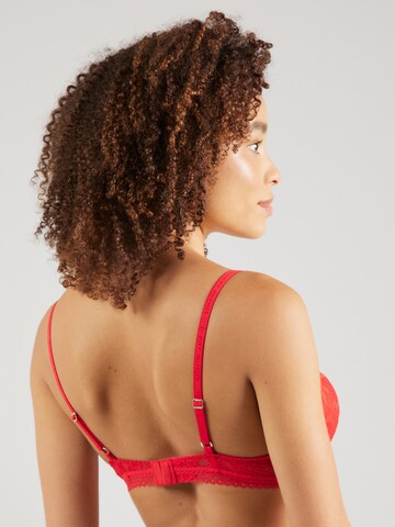 Tommy Hilfiger Underwear Push-up Podprsenka – červená