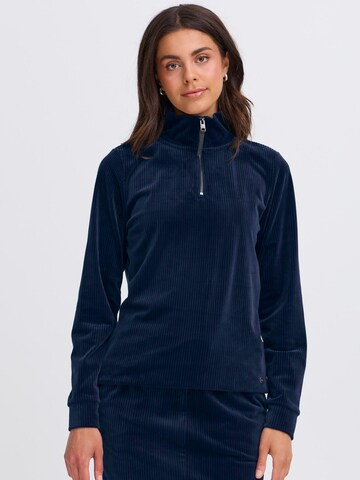 Pullover ' OXEBBA HALFZIP ' di Oxmo in blu
