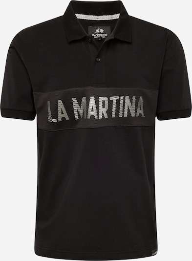 La Martina Poloshirt in schwarz / weiß, Produktansicht