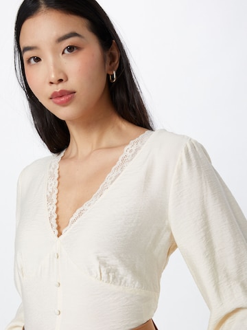 Chemisier 'Mette Blouse' ABOUT YOU en blanc