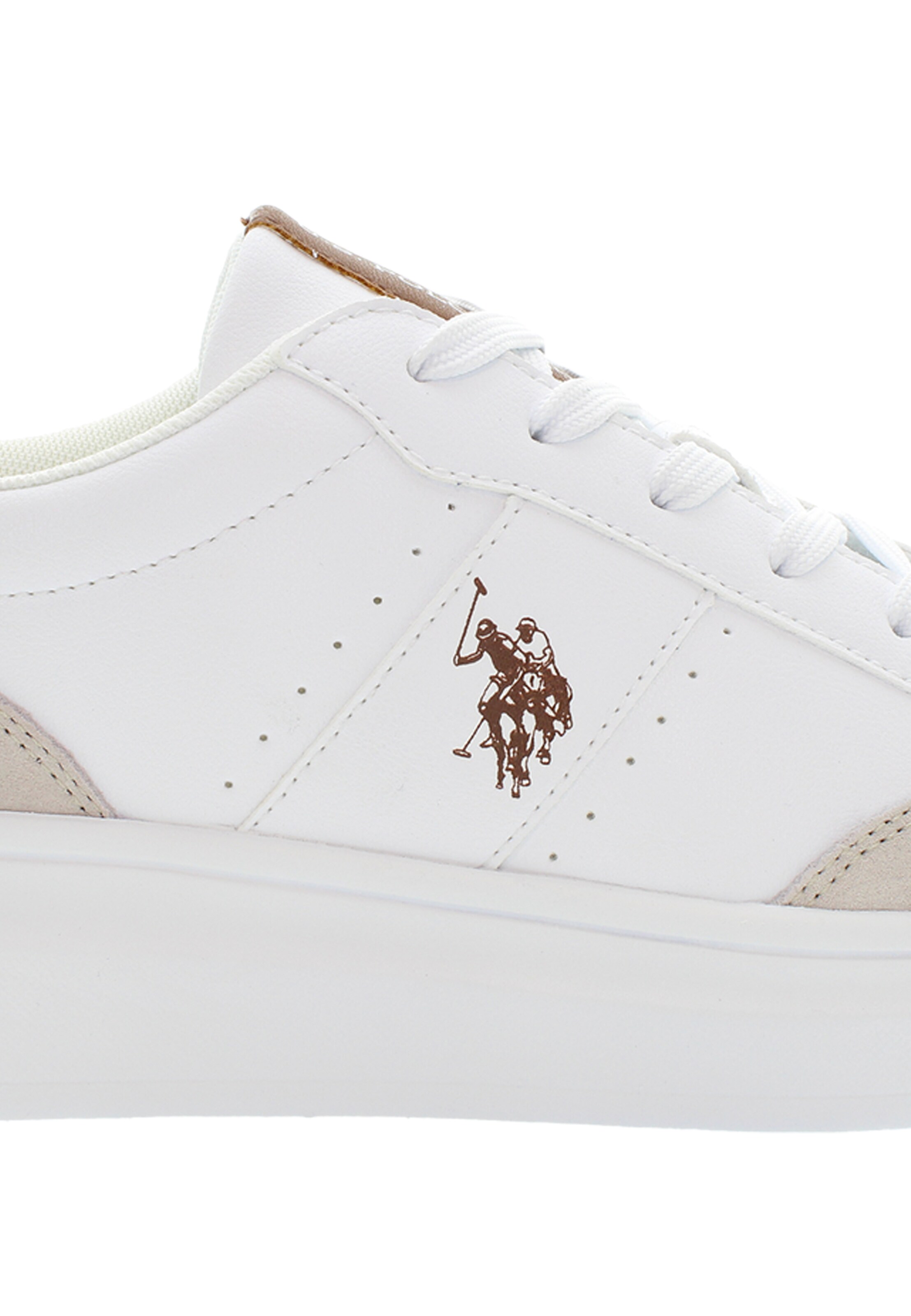 Baskets basses 'Cody' U.S. POLO ASSN. en blanc
