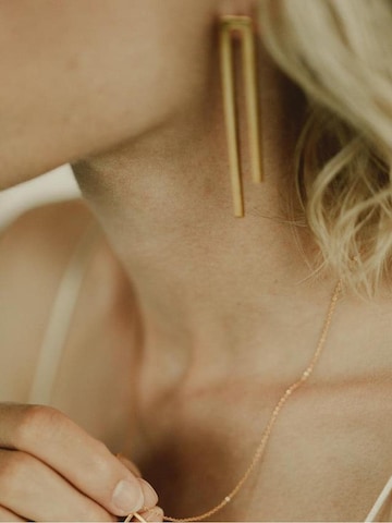 Les Reines Oorbellen 'Great Dignity' in Goud