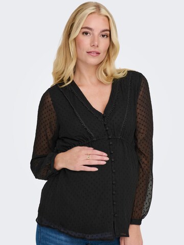 Only Maternity Pusero 'Bettina' värissä musta