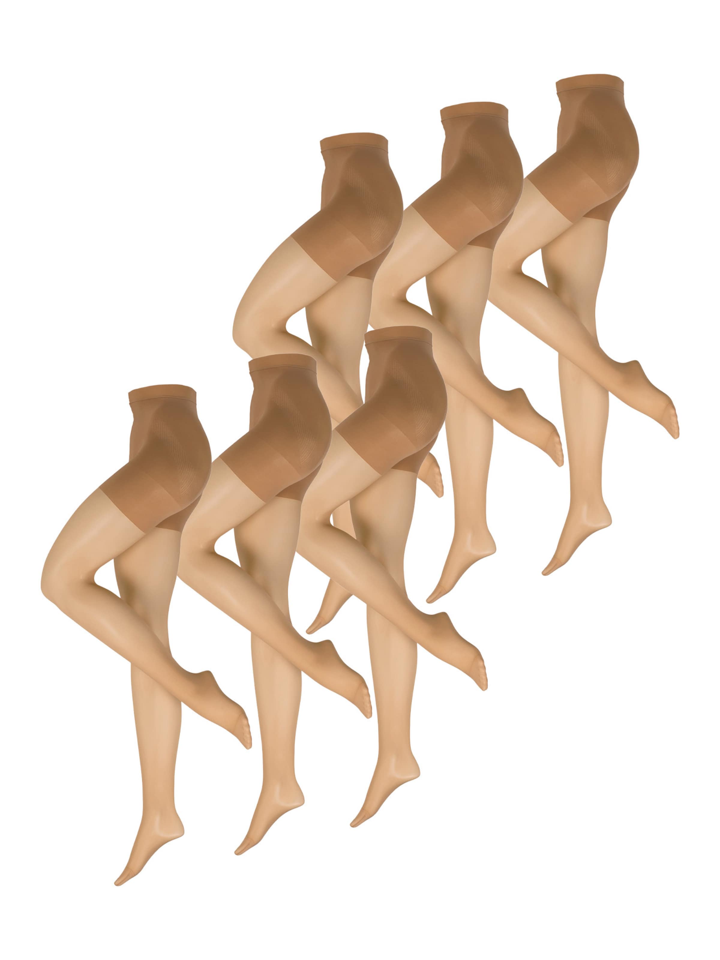 Nur Die Fijne panty ' Bauch-Beine-Po 20 DEN ' in Beige: voorkant