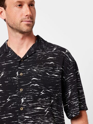 QUIKSILVER Regular fit Funkcionalna srajca 'VEINSCOSE' | črna barva