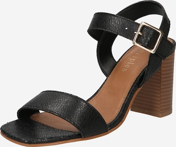 Dorothy Perkins Strap sandal 'Dani' in Black: front