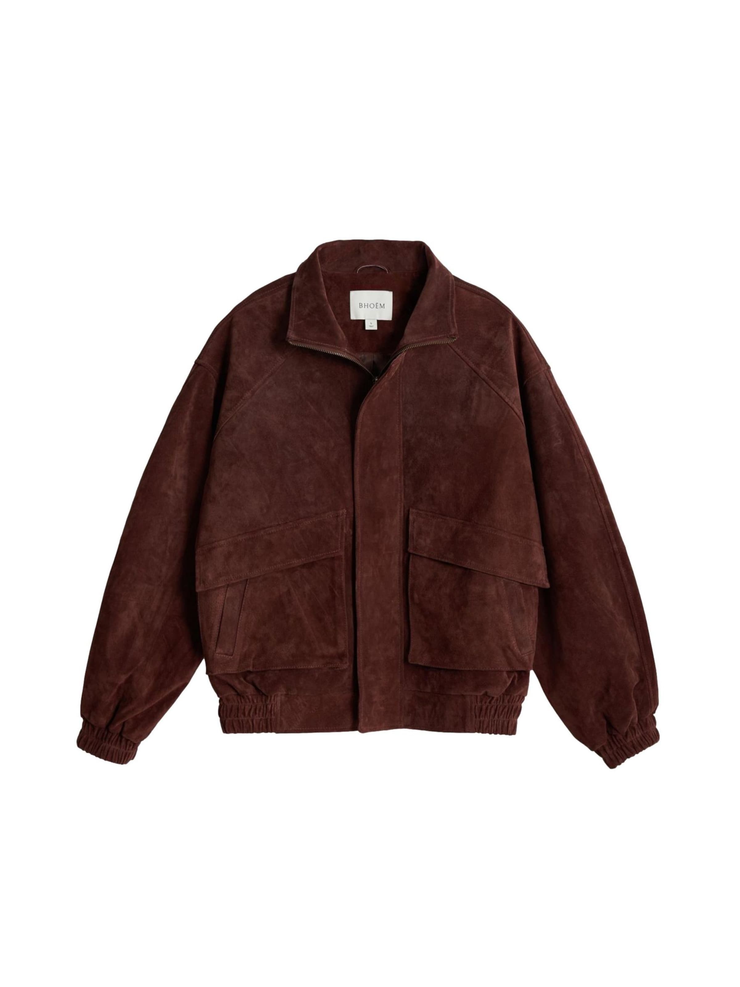 Veste mi-saison Bhoem en rouge : devant
