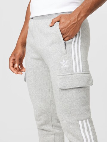 ADIDAS ORIGINALS Tapered Cargo Pants 'Adicolor 3-Stripes ' in Grey