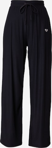 ROXY - Pierna ancha Pantalón deportivo 'RISE & VIBE' en negro: frente