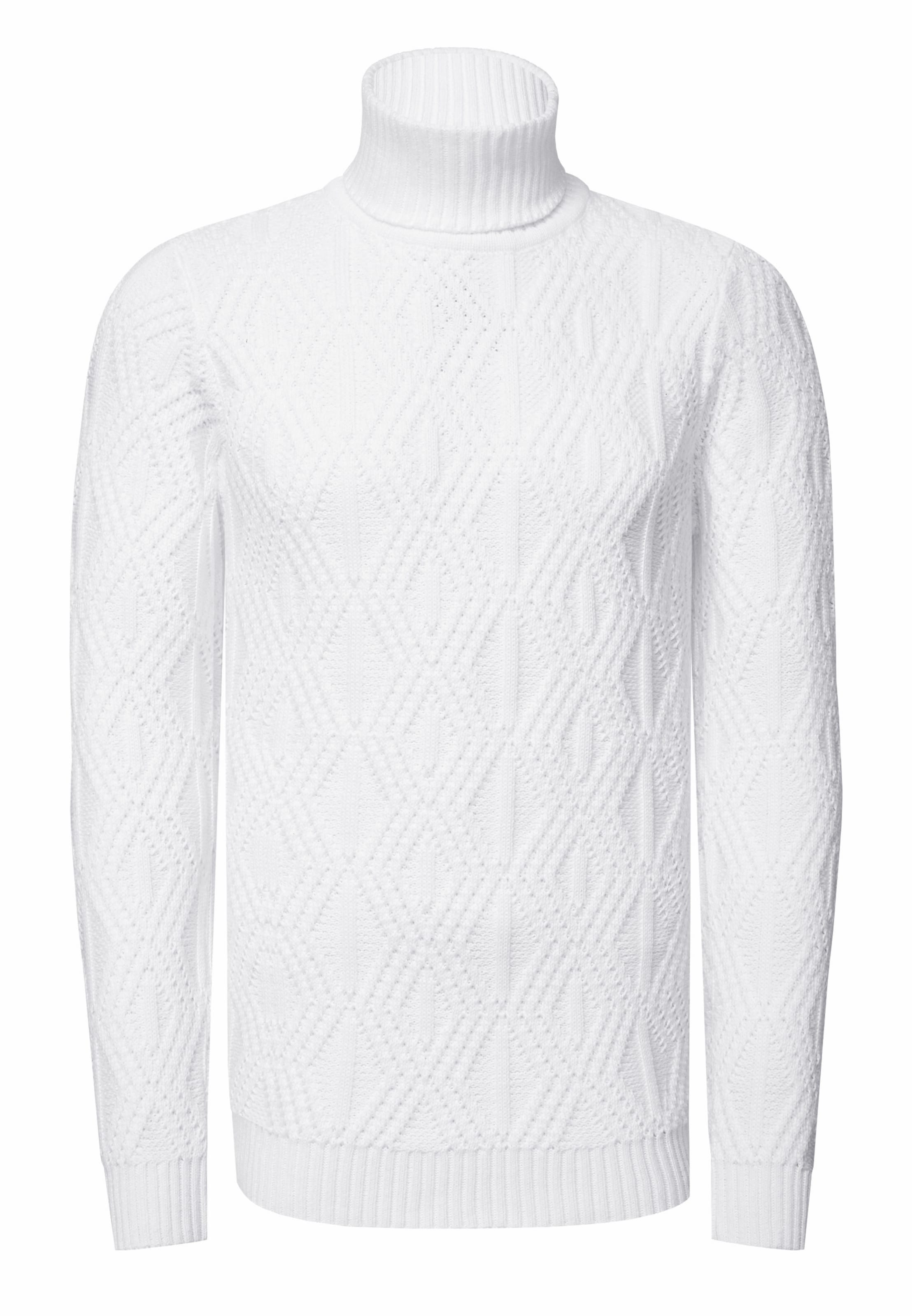 Rusty Neal Trui in Wit: voorkant