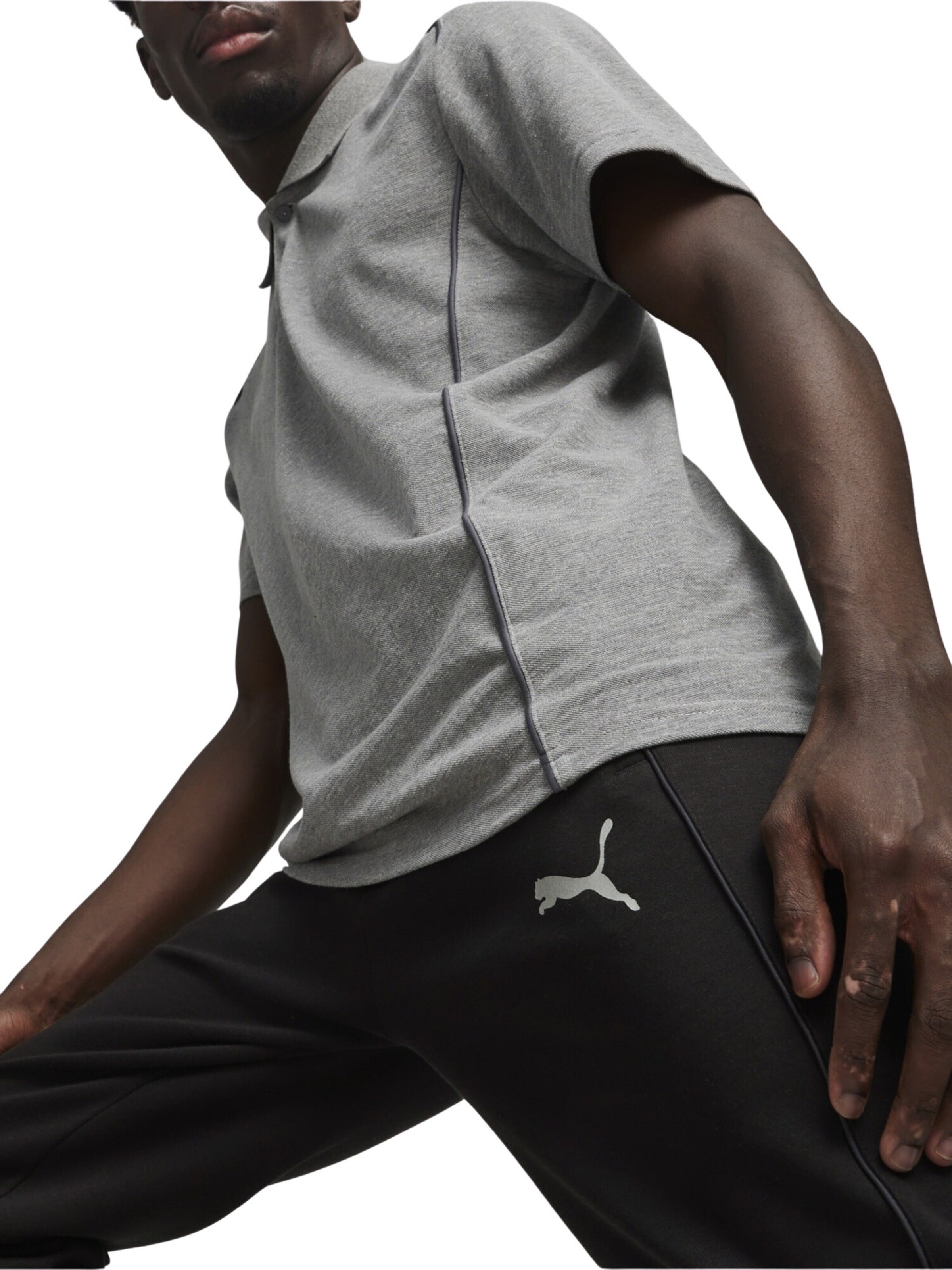 PUMA Regular Sporthose 'Team Final' in Schwarz