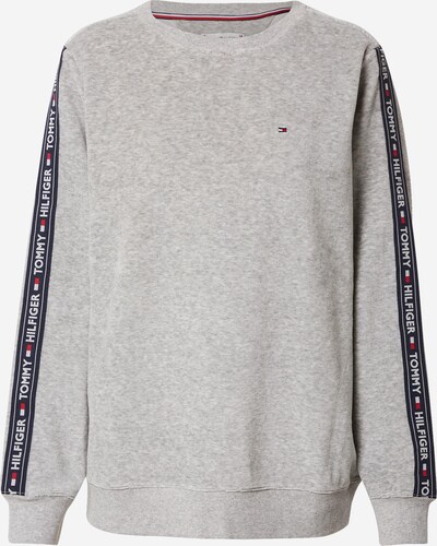 Tommy Hilfiger Underwear Sweat-shirt en bleu marine / gris chiné / rouge / blanc, Vue avec produit