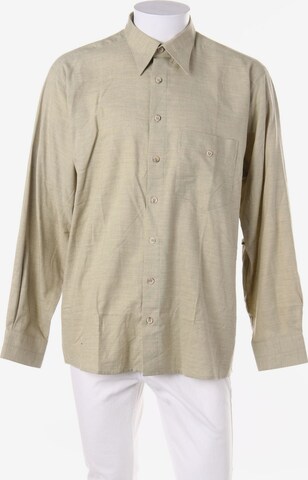 Dornbusch Button Up Shirt in L in Beige: front