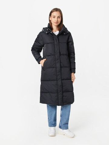 Abercrombie & Fitch Zimní kabát – modrá: přední strana