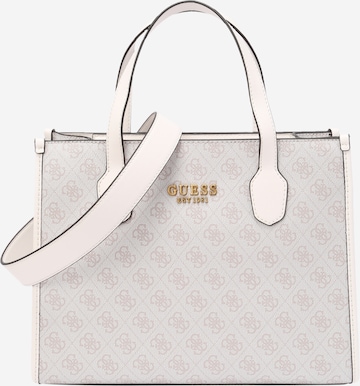 GUESS Handbag 'Silvana' in White: front