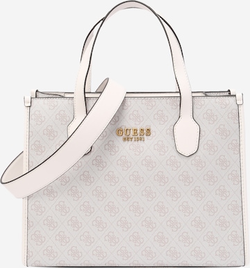 Borsa a mano 'Silvana' di GUESS in bianco: frontale