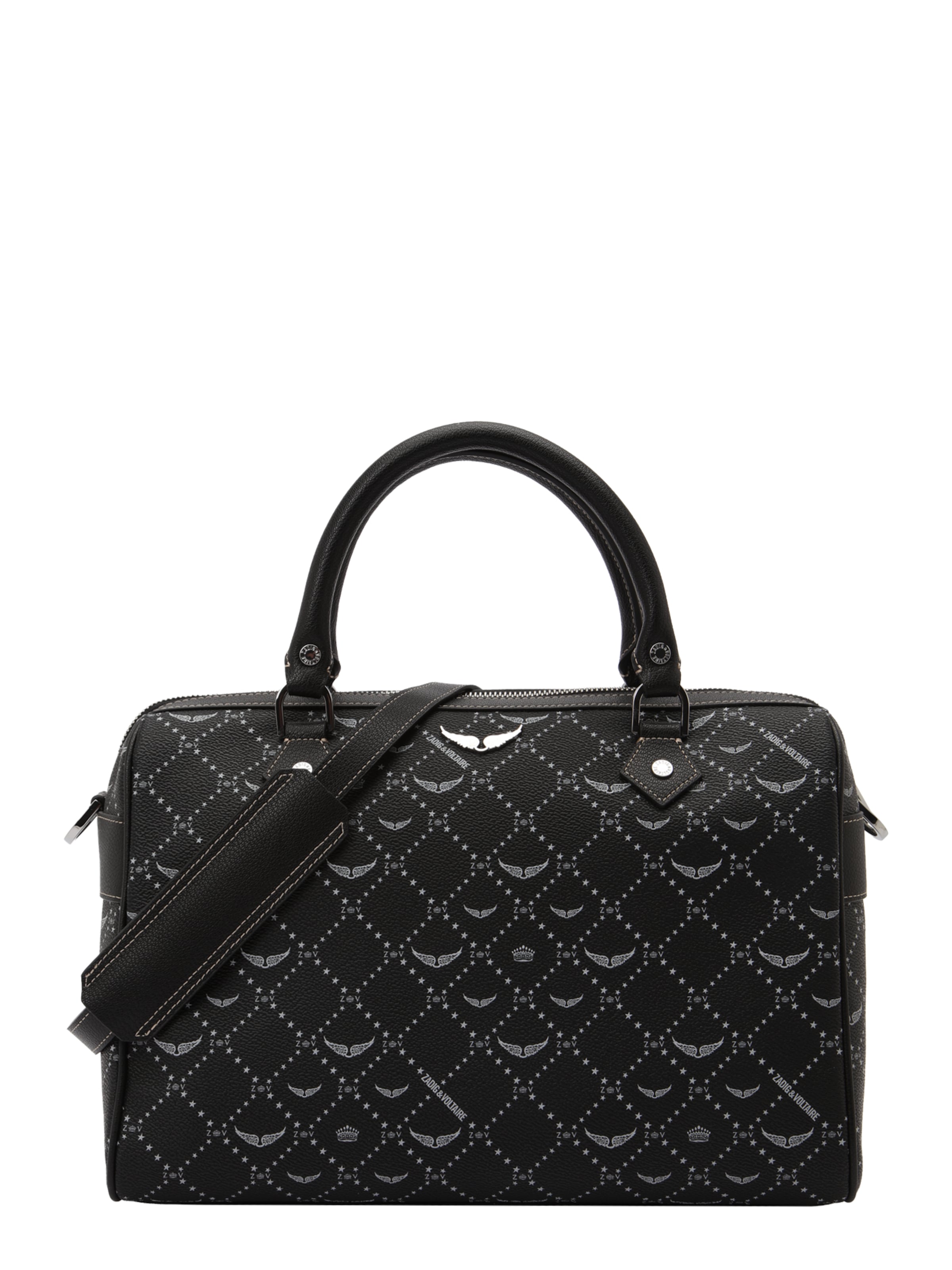Zadig & Voltaire Μεγάλη τσάντα 'SUNNY VIBE' σε μαύρο / λευκό, Άποψη προϊόντος